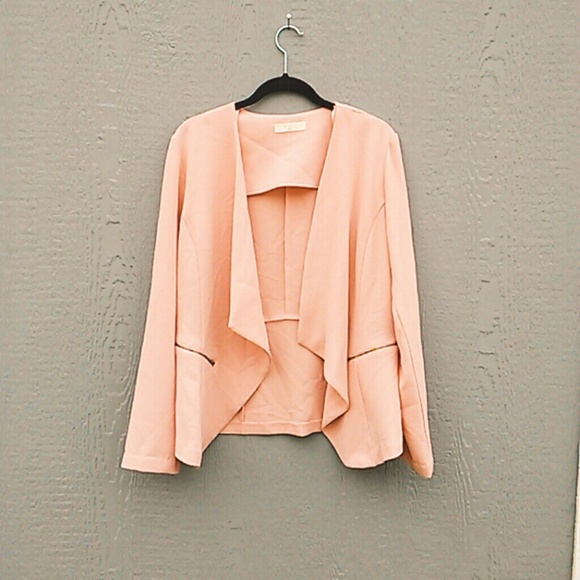 Elodie Jackets & Blazers - Elodie | Peach lightweight blazer size large